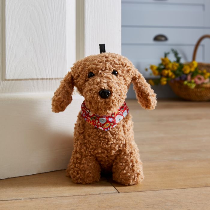 Ulster Weavers Cockapoo Shaped Doorstop Brown 13x24x15cm