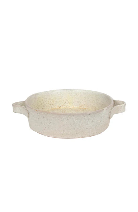 Cora Stone Serving Dish - Taupe