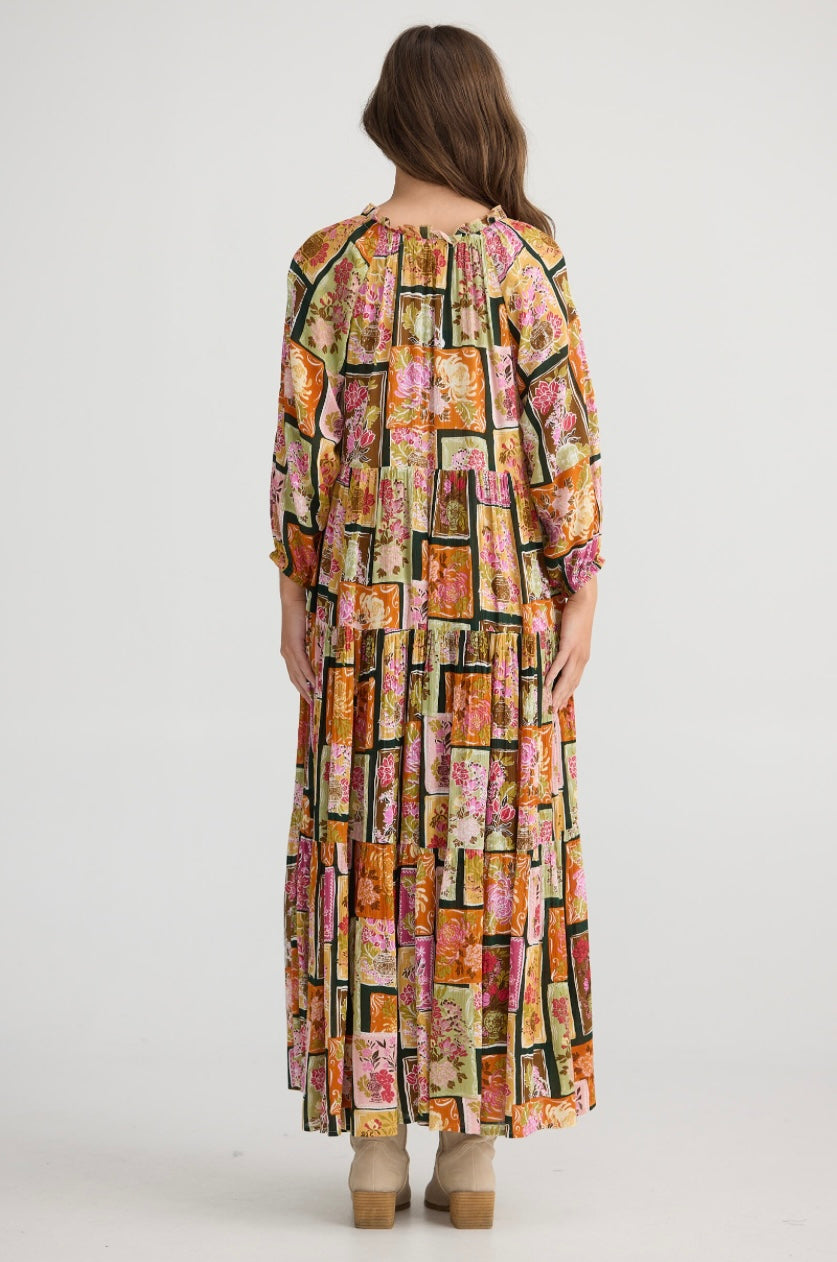 Damascus Mid Sleeve Dress