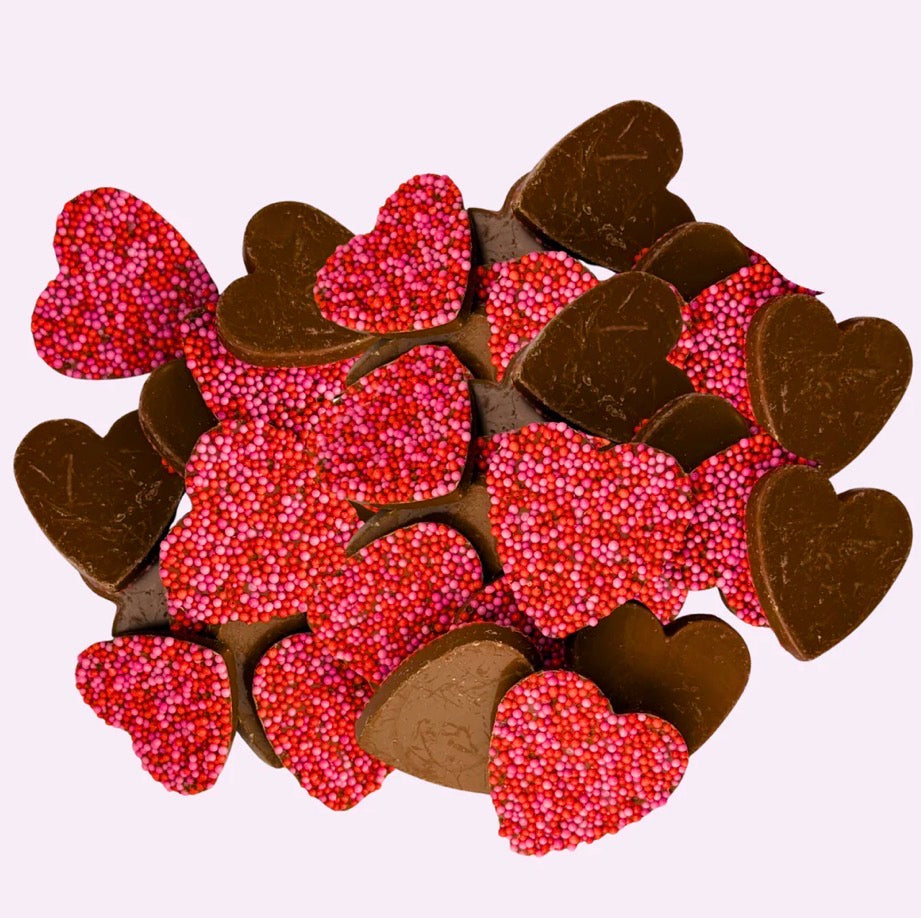 Milk Chocolate Freckles - Hearts