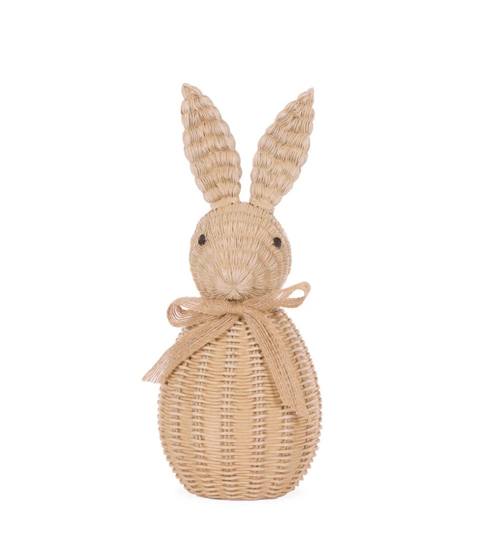 Woven Rabbits with Bow