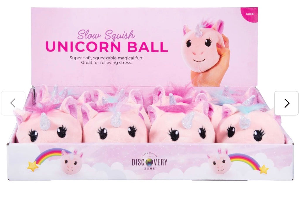 Discovery Zone Slow Squish Ball - Unicorn