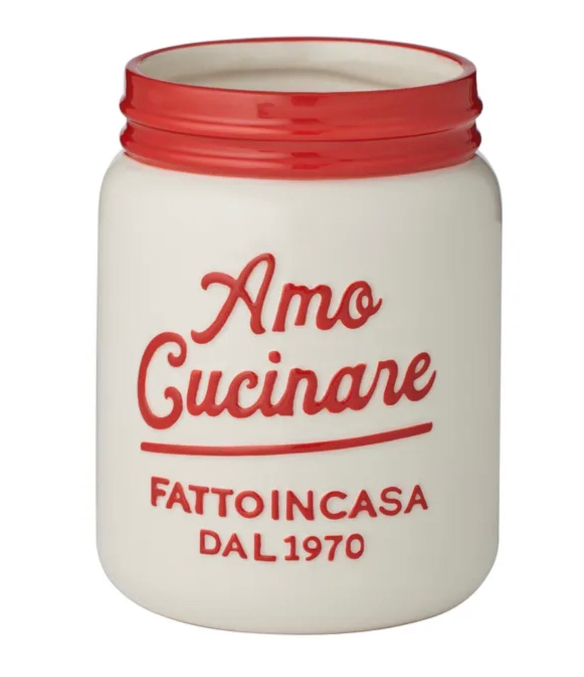 CUCINA CERAMIC UTENSIL HOLDER 12X16CM