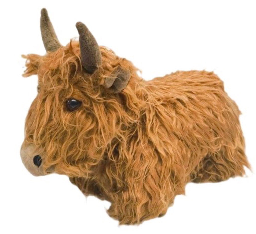 Highland Cow Doorstop Brown