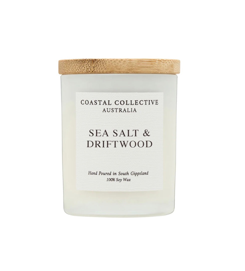 Sea Salt & Driftwood Mini Jar Candle