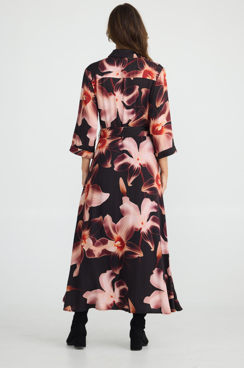Rossellini 3qtr Sleeve Dress