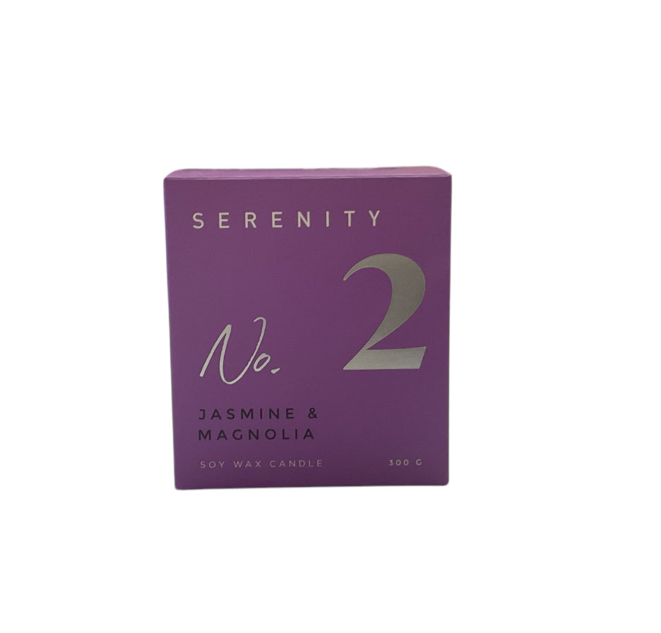 No. 2 Serenity Candle | Jasmine & Magnolia