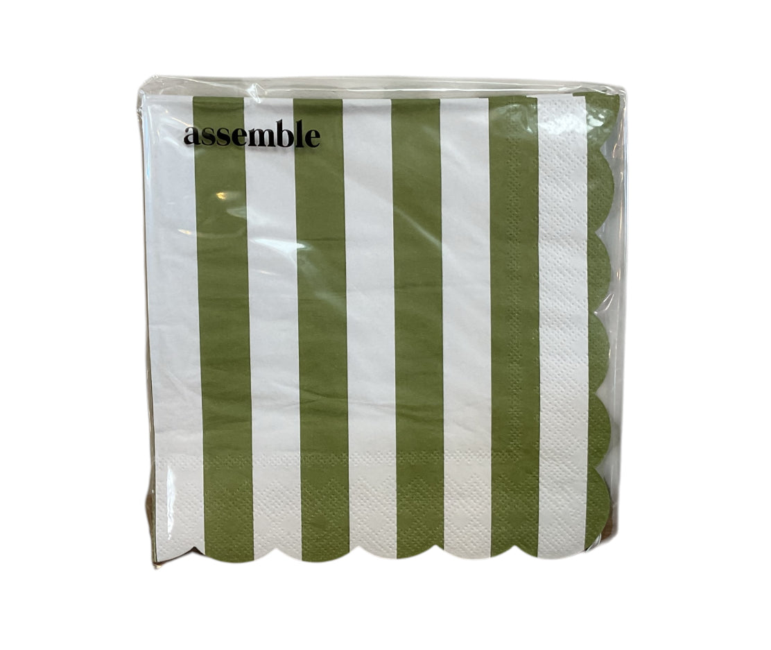 carnival olive napkin