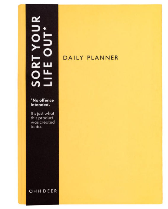DAILY PLANNER NEON AMBER