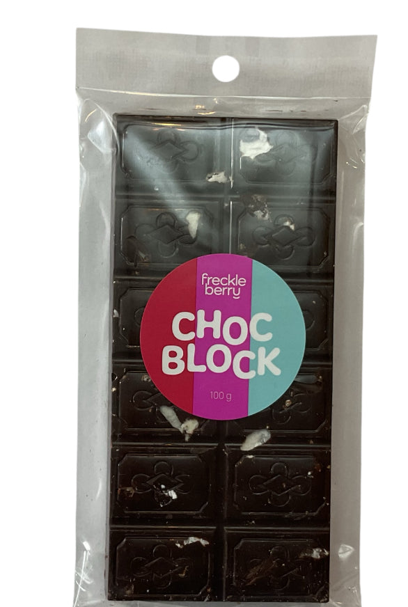 Dark choc mint block