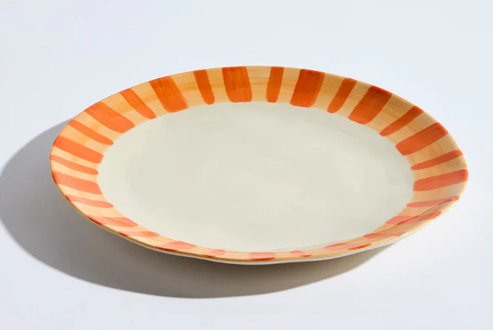 Bahama Dinner Plate Tangerine
