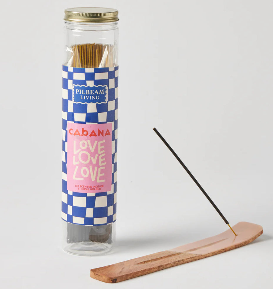 Cabana Scented 100pc Incense With Holder