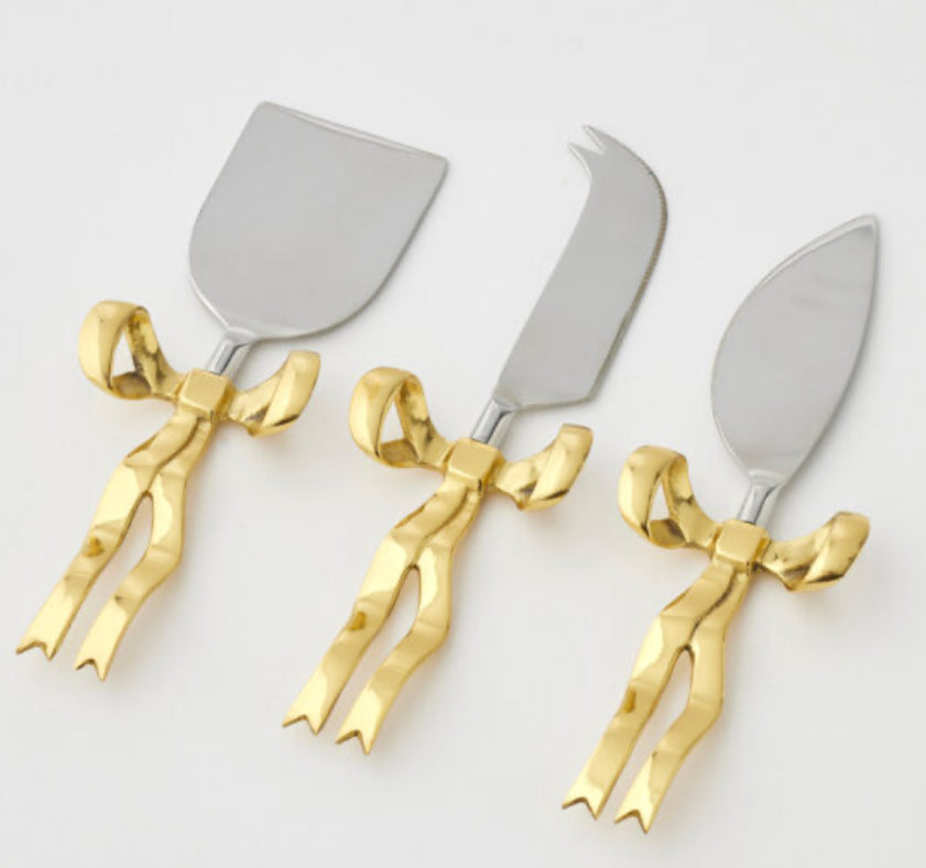 Bowtiful Cheese Knives Set of 3