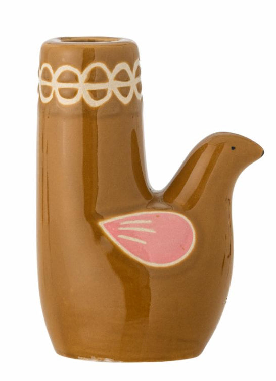 Trudy Candle Holder Brown