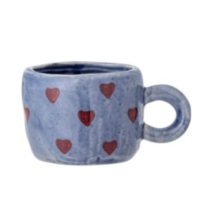 Nini Cup, Blue & Red Heart