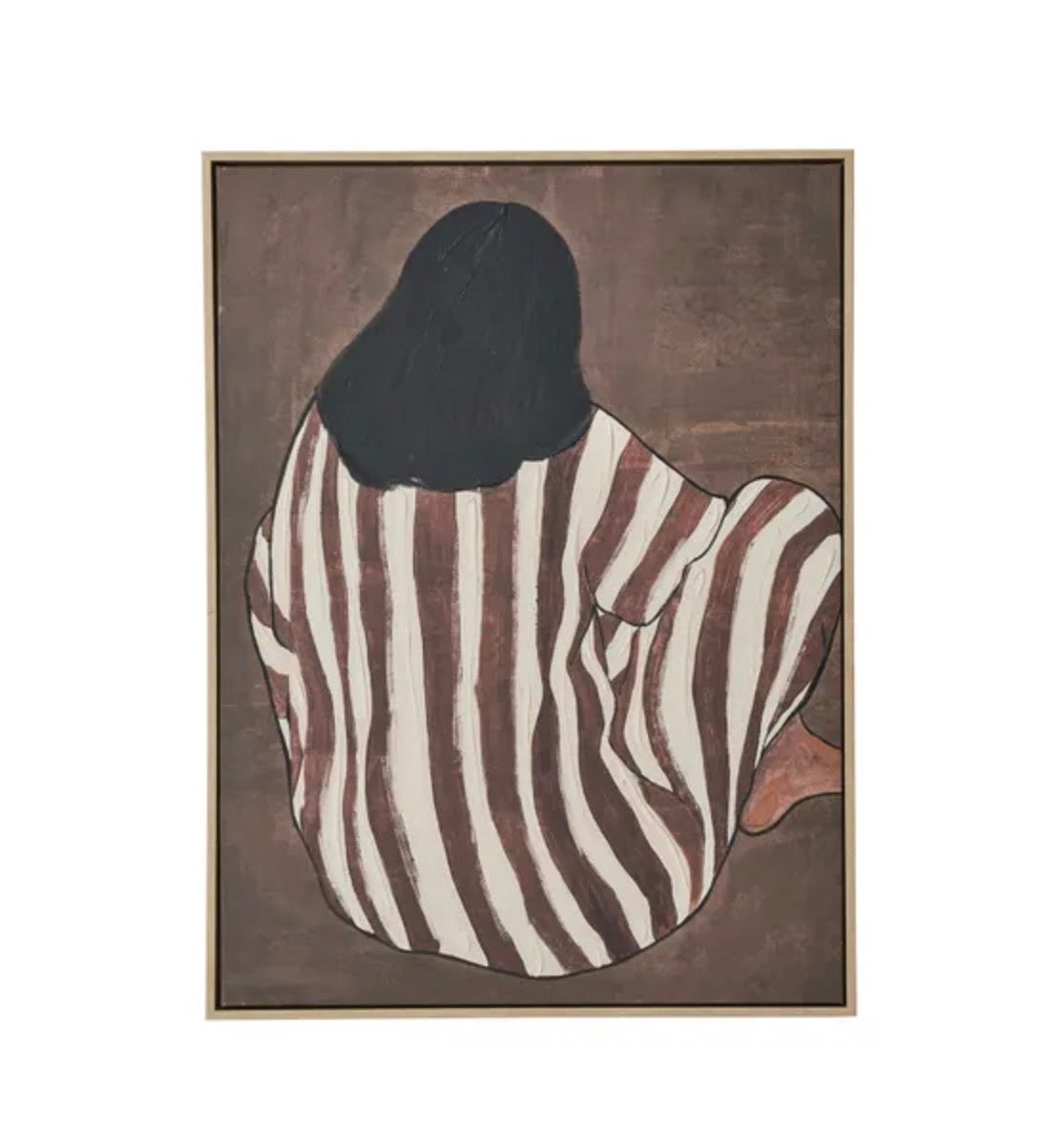 Solo Ash Frame Oil Canvas 60x80cm