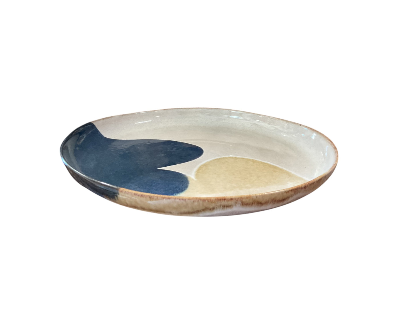 Bloomingville Serving Plate Jules, Nature Grey Brown Blue