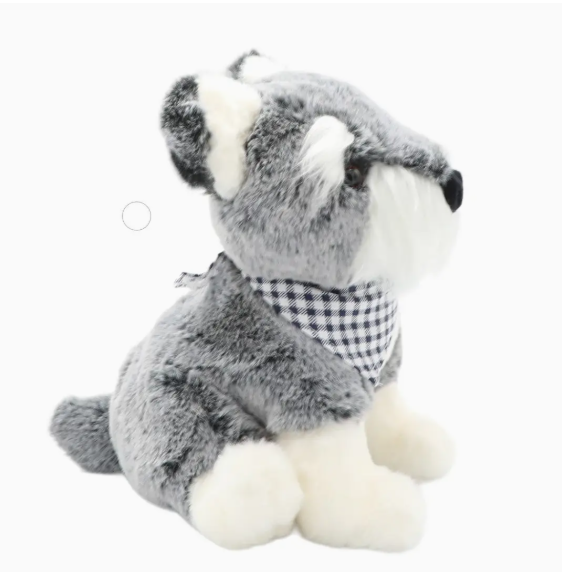 Petite Vous Rocky the Schnauzer Soft Toy