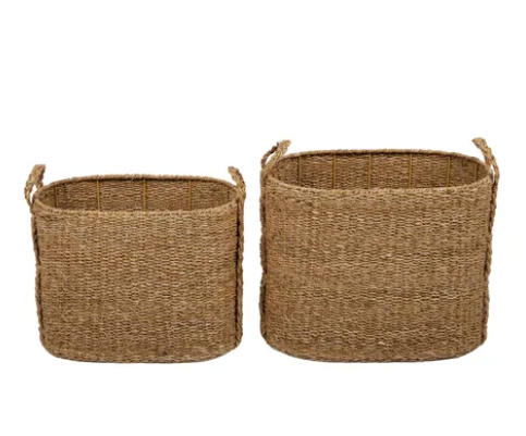 calais seagrass basket