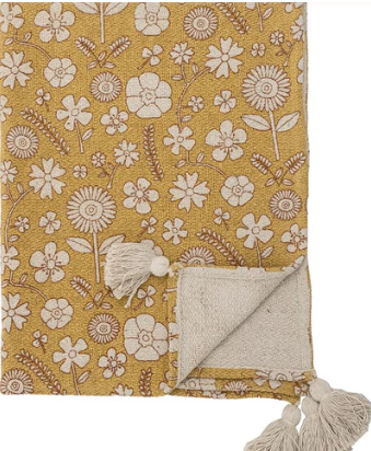Bloomingville Camille Mini Throw - Yellow