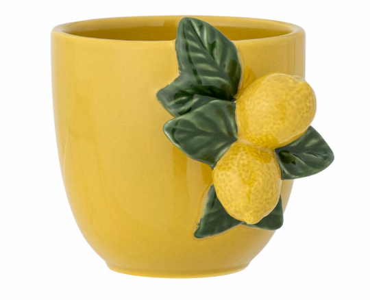 Limone Cup, Yellow, Stoneware