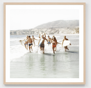 California Vacation Print 98x98x2