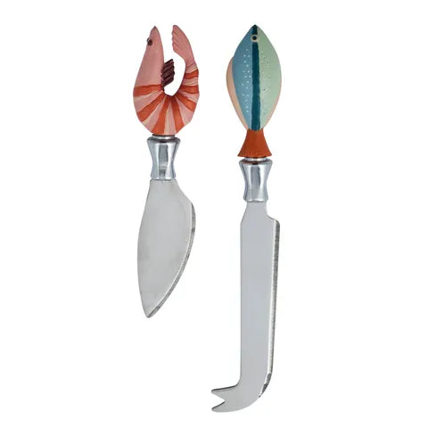 Shack S/2 Resin Cheese Knives 3x14cm