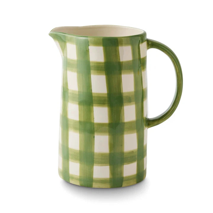 Oakley Dark Green Check Jug