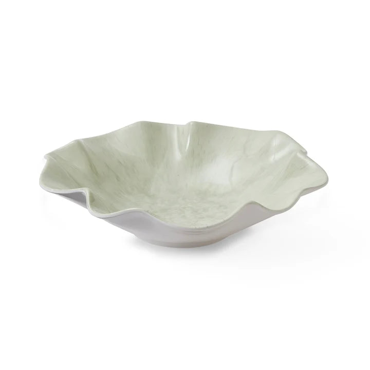 Tide Melamine Seafoam Serving Bowl