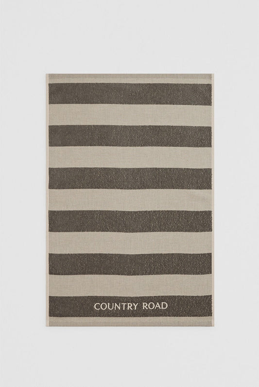 FRANKLIN TEA TOWEL:CHARCOAL