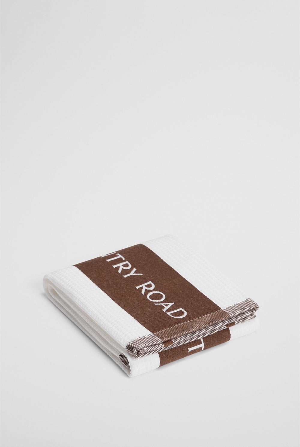 LOGO TEA TOWEL:DARK ASH