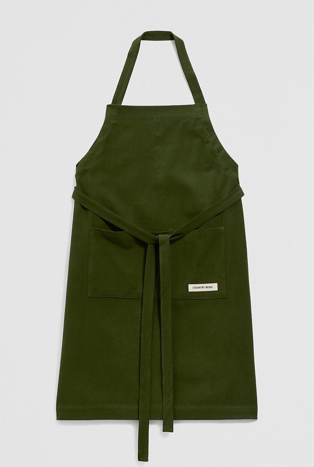 BRUNY APRON:DARK OLIVE