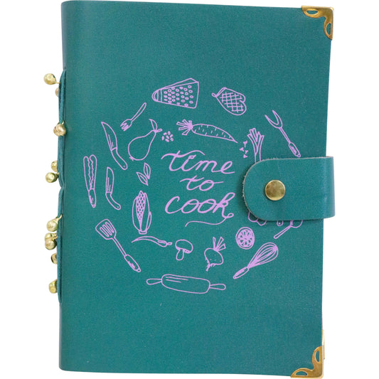 Leather N/book Time To Cook