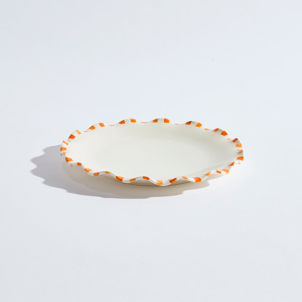 Bahama Dinner Plate Tangerine