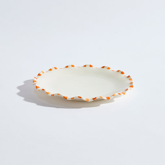Bahama Dinner Plate Tangerine