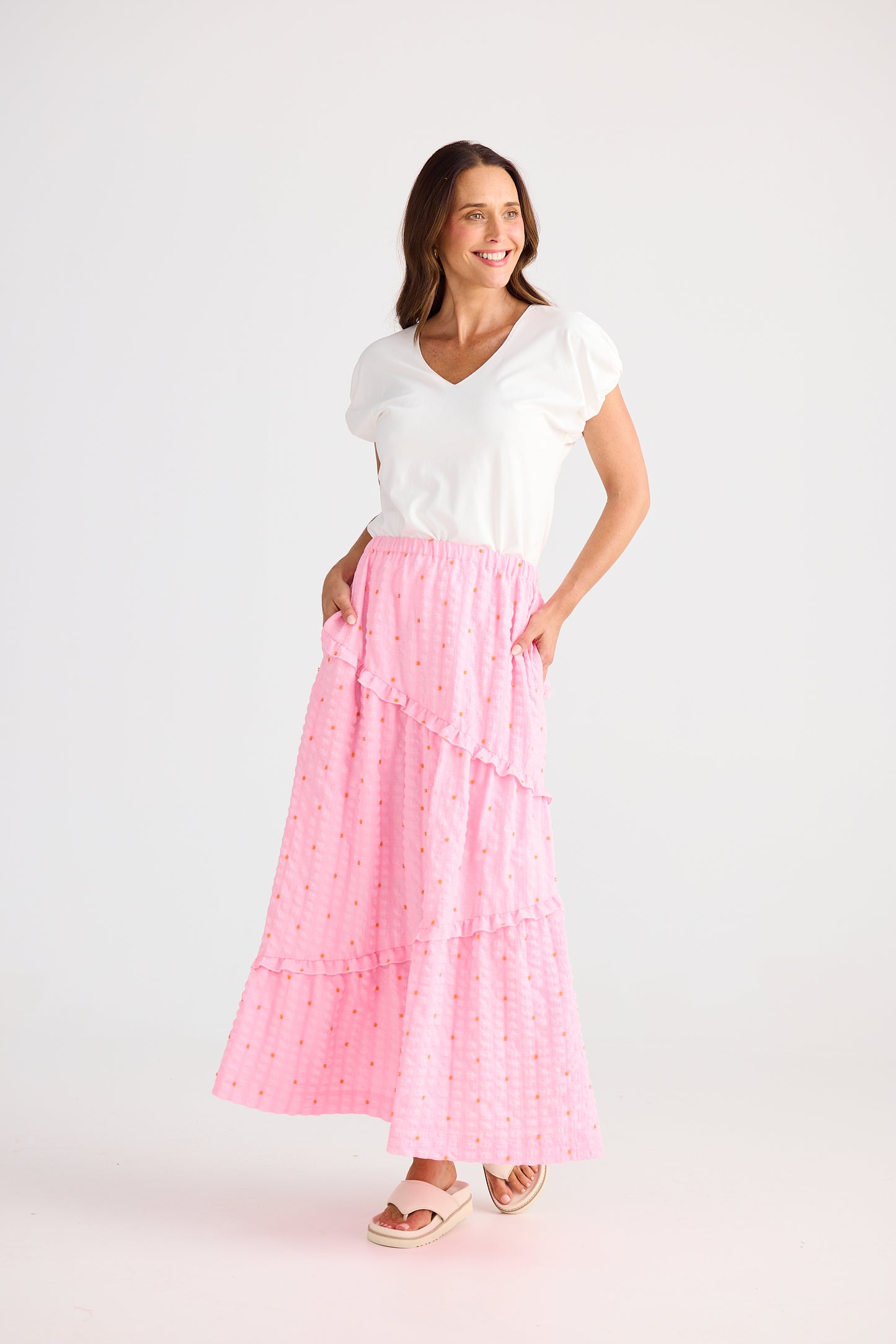 Frangipani Midi Skirt
