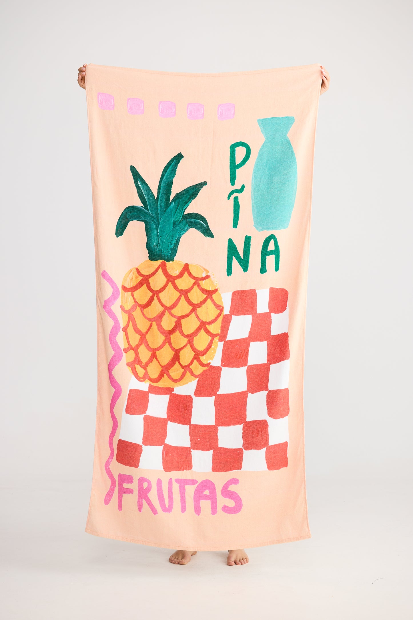 Pina Frutas Beach Towel