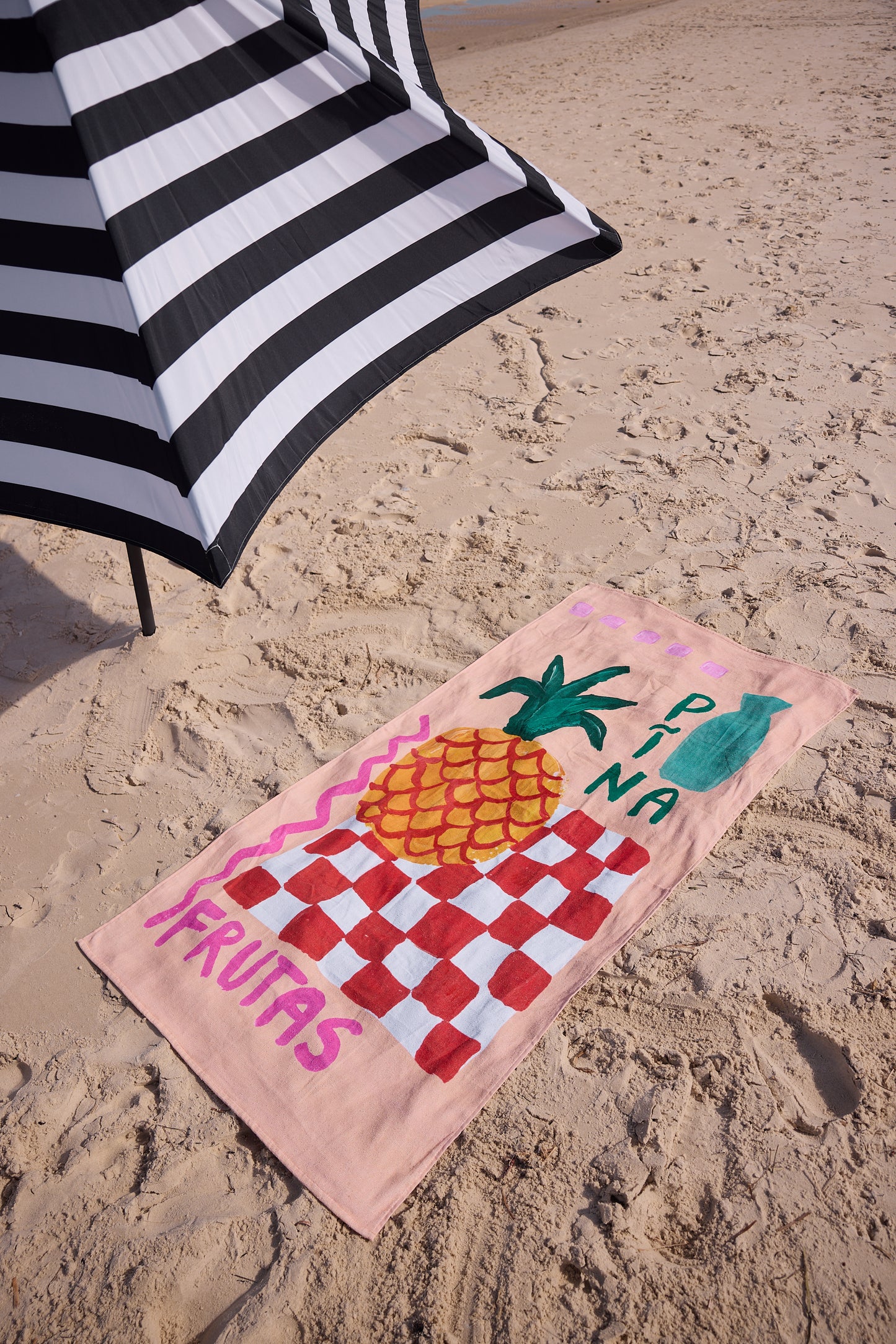 Pina Frutas Beach Towel