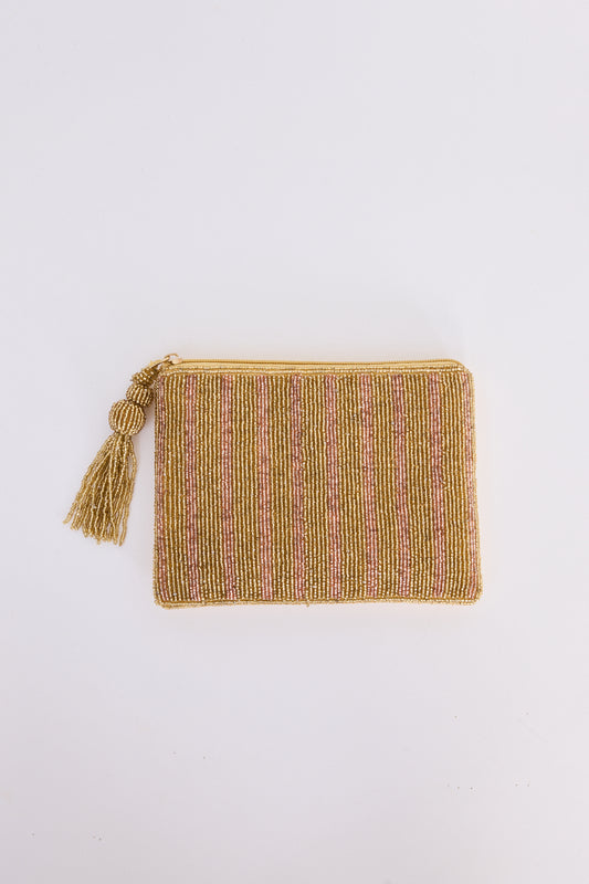 Stripe Clutch