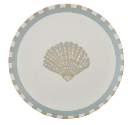 Lorne Bamboo Fibre Plate 25x25cm Blue