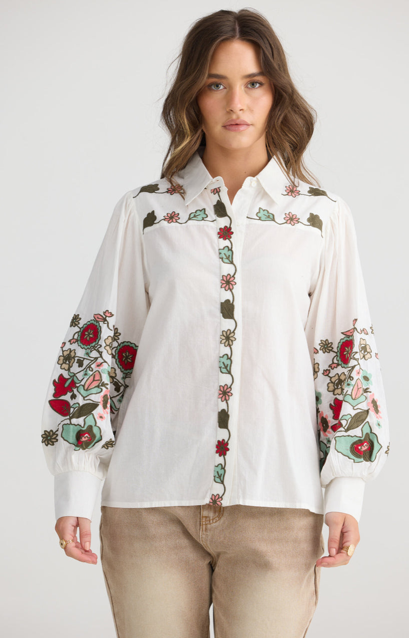 Illara Embroidered Shirt