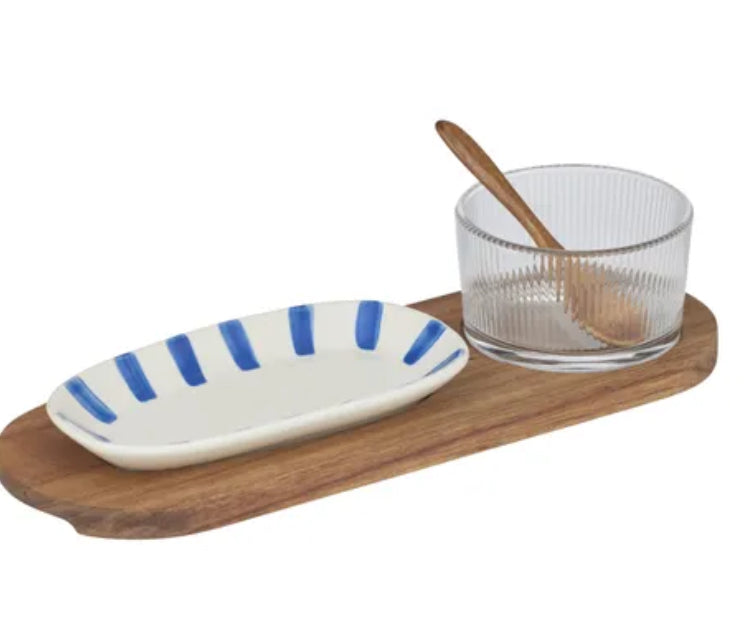 Azzurro 4pc Serving Set 10x30x6.5cm