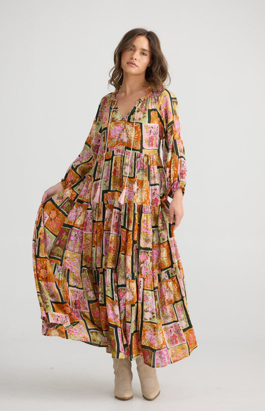 Damascus Mid Sleeve Dress