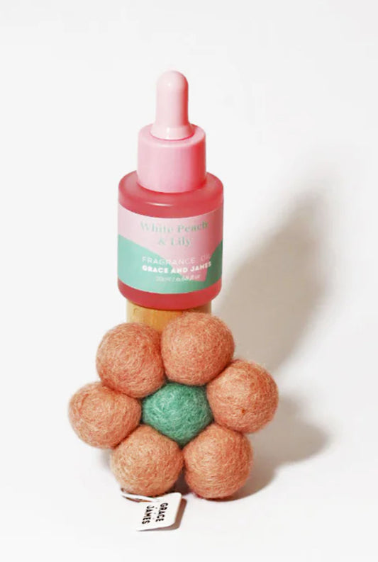 White Peach & Lily Air Freshener