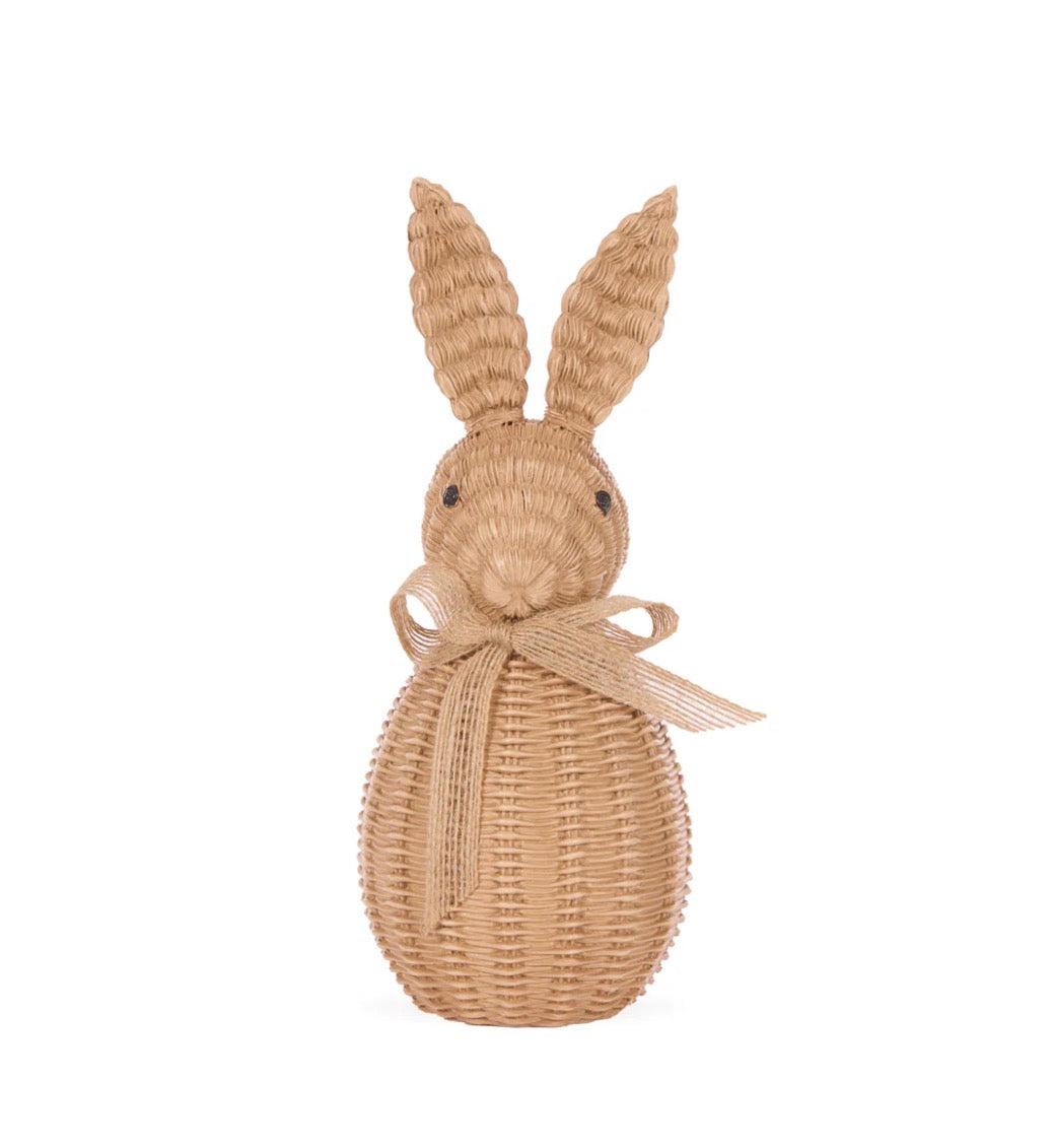 Woven Rabbits with Bow