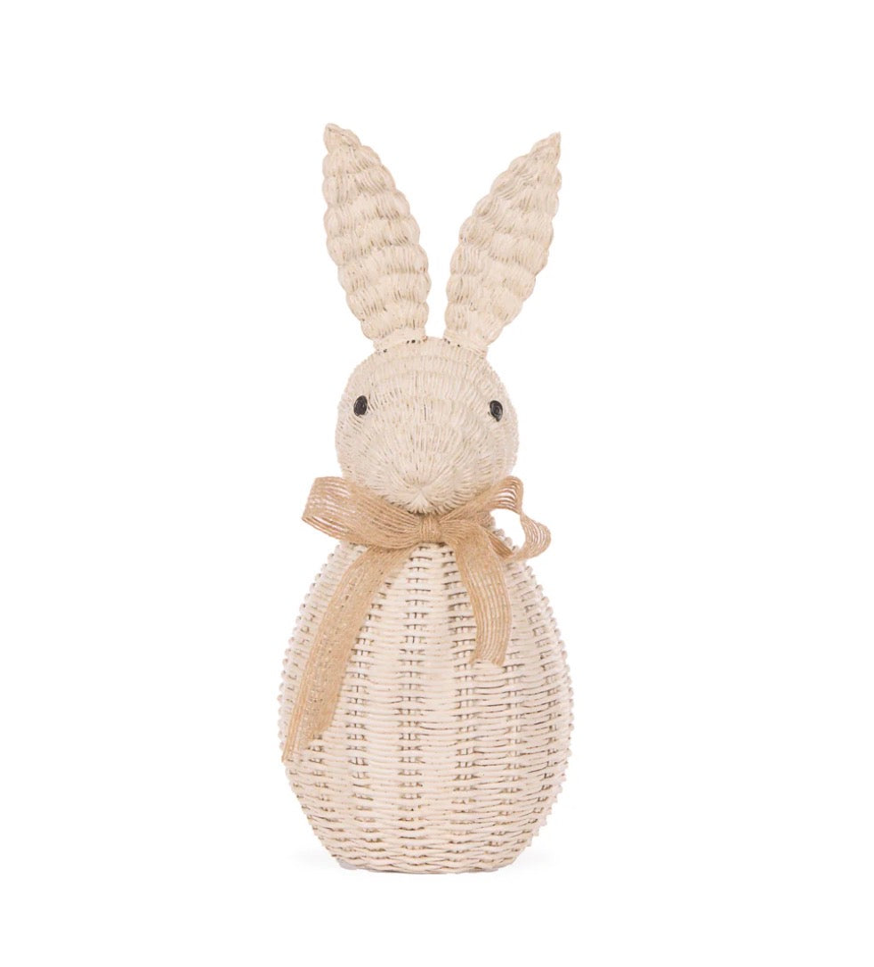Woven Rabbits with Bow
