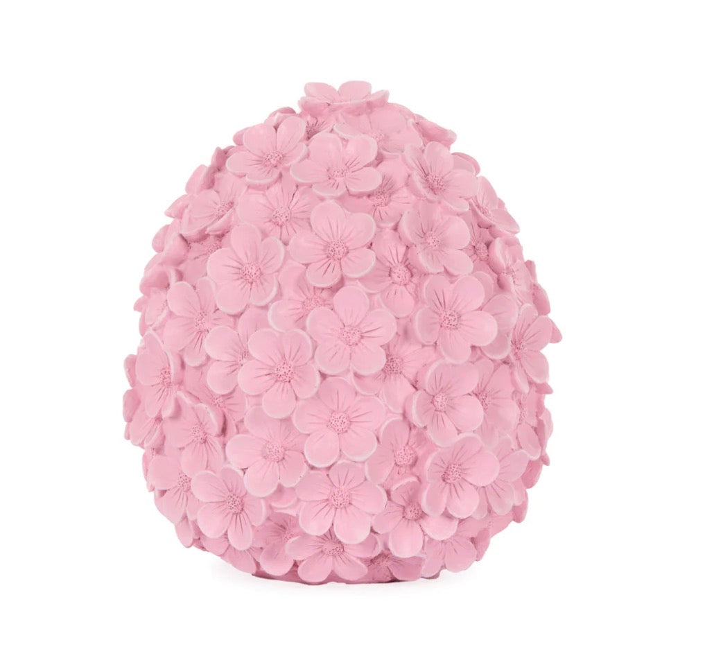 Pink Floral Blossom Egg 21cm