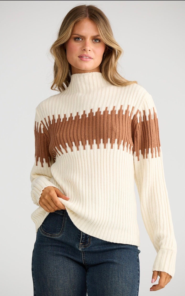 Dakota Mock Neck Knit