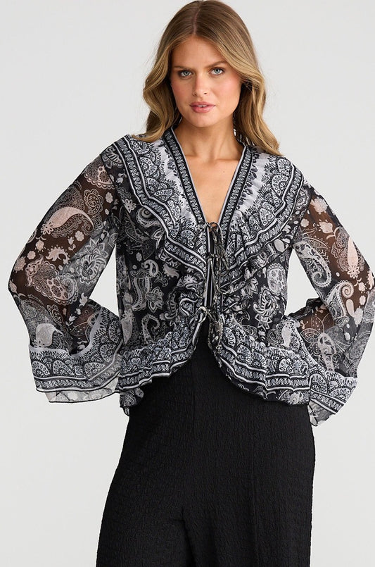 Carmen Frill Top