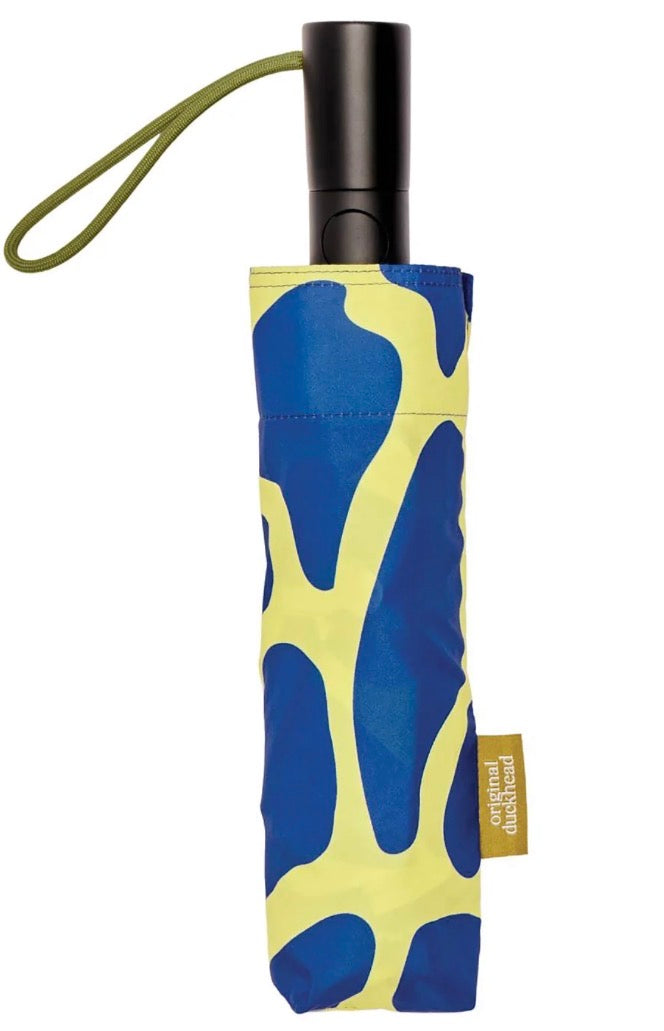 Open & Close Umbrella - Blue Ripples
